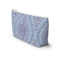 Mumbai Lace Accessory Pouch w T-bottom in Purple